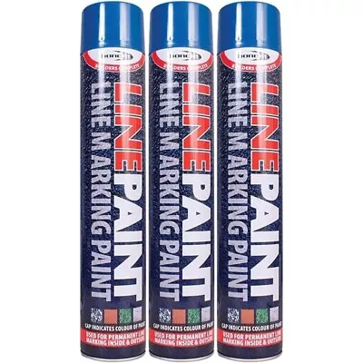 Bond It Line It Line Marker Paint BLUE 750ml X 3 • £16.35