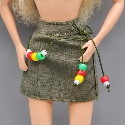 2007 Hannah Montana Miley's Stylin Stuff Green Bead Skirt Fashion Doll Clothes • $4.98