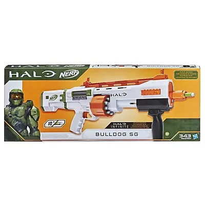 Nerf Halo Bulldog Sg Pump-action Dart Blaster + Halo Infinite In-game Dlc Code • £49.99