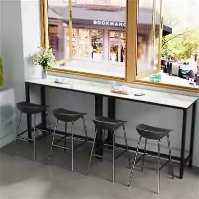 XXL Exquisite Bar Table High Top Coffee Table Console Table Cafe Counter Table • $164.99