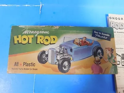 Vintage Original 1954 Monogram P-2 Hot Rod Model Kit *ST • $29.99