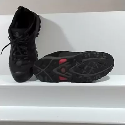 Gelert Men's Waterproof Black Soft Shell Sneakers Size 10 Used • £12