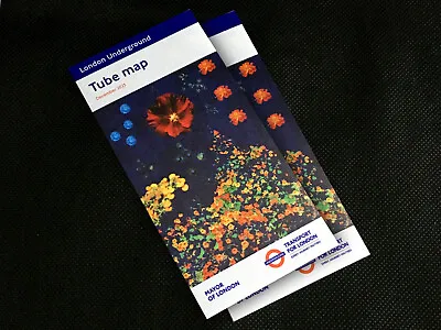 2 X London Underground Pocket Tube Maps - December 2023. Santander Cycles Ad. • £1.50