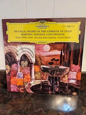De Falla Nights In The Garden Of Spain/Margrit Weber/Kubelik DGG 139 116 Tulip • $8