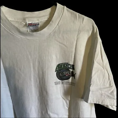 Vintage Houston Aeros 1998 Whiteout  Tee Shirt  • $55