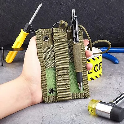 Tactical ID Card Credit Badge Holder Organizer Hook Loop Patch With Neck Lanyard • $9.78