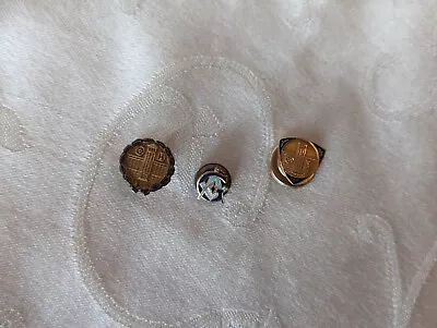 3 - Masonic 10kt Yellow Gold Lapel Masonic Pin Lot...Nice • $4.25