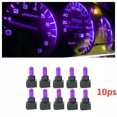 10 Pcs T5 SMD LED 12V Car Dashboard Instrument Interior Light Bulb Accessories • $11.38