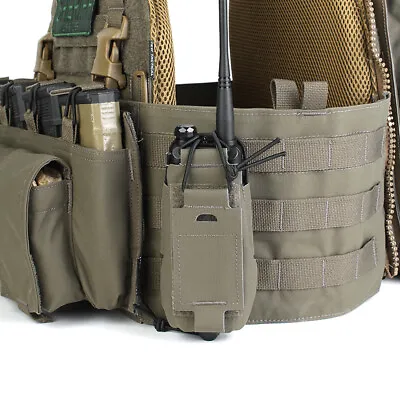 PEW Tactical Radio Pouch Gridlok BAOFENG/POFUNG UV5R UV82 Talkie Walkie Hunting • $26.88