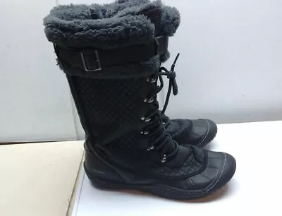 Jambu J41 JBU 11M 42 Black Vegan Lace Zip WaterProof Snow Boots Women Shoes  • $69.99