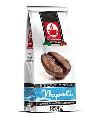 1KG ITALIAN BLEND ROASTED COFFEE BEANS: INTENSO FINE And CREMA INTENSO NAPOLI • £9.49