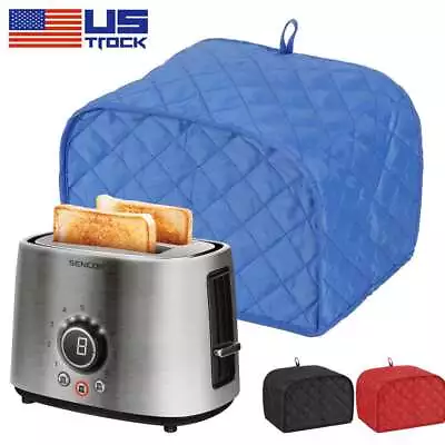 Toaster Cover 2-Slice Bread Machine Kitchen Appliance Dust Fingerprint Protect • $10.05