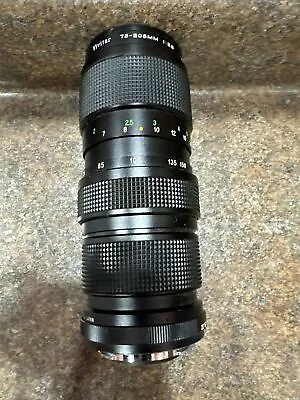 CANON Vivitar 75-205mm 1:38 Close Focusing Auto Zoom Lens • $7.99