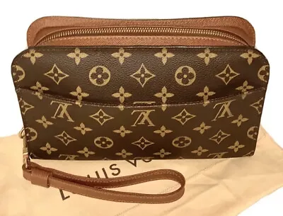 Louis Vuitton Orsay Classic Clutch Bag W/ Dust-bag Wrist Strap 💎 • $750