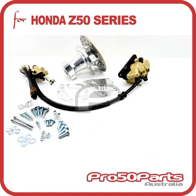 £161.63 • Buy 10  Wheels Hydraulic Rear Disk Brake Complete Set For Honda Monkey Bike Z50
