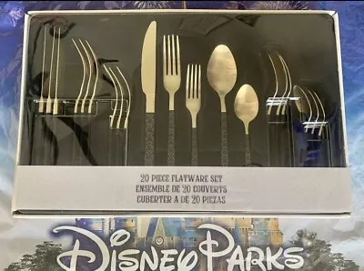 NEW 2021 Disney Parks 50th Luxe Mickey Icon Silverware Black Gold Flatware Set • $164.94