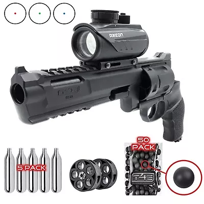 Umarex TR68 Paintball Revolver W/ Red Dot Sight 50 Paintsoft Balls & CO2 - T4E • $119.95