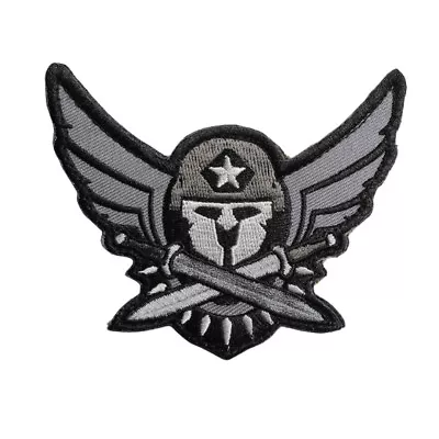 MilSpec Modern Spartan Tactical Usa Military Combat Army Hook Patch Gray • $6.99