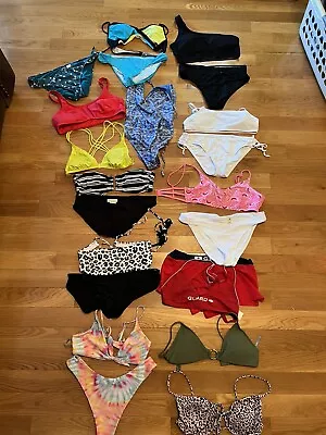 Bikini 22 Lot PINK Michael Kors Victoria Secret SHEIN Old Navy H&M Hollister L • $32