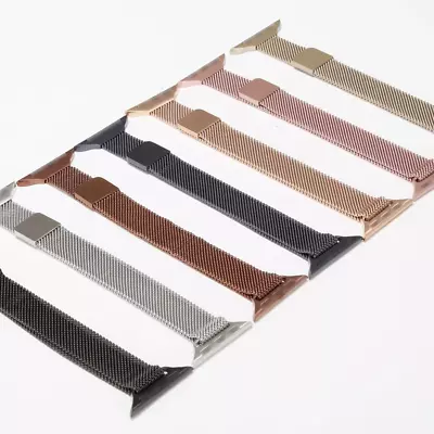 $9.49 • Buy For Apple Watch Skinny Strap 8 7 38/40/41/42/44/45mm Magnetic Milanese Loop Band