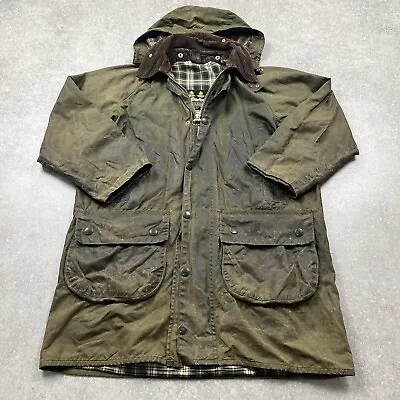 Vintage 1993 Barbour A123 Gamefair Waxed Jacket C 38 97cm • $101.06