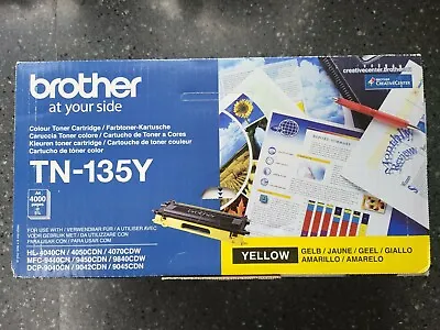 £40 • Buy Genuine Brother Yellow Toner Cartridge High Yield (5000 Pages) TN-135Y Boxed