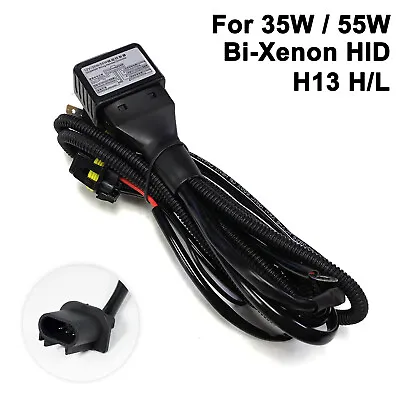 G4 AUTOMOTIVE H13 9008 BI-XENON Hi/Lo HID Relay Harness 35W/55W Wire Adapter Kit • $10.49