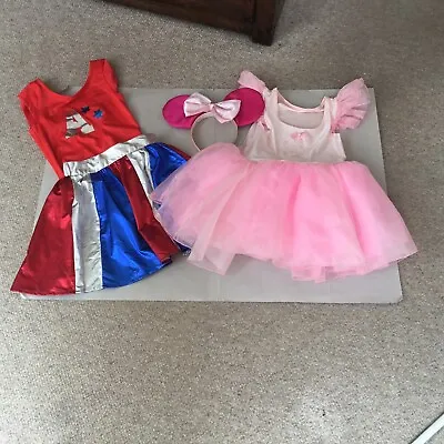 £6 • Buy Girls Dressing Up Outfitts American Theme Minnie Mouse & Cheerleader 4-8 Yrs M&S