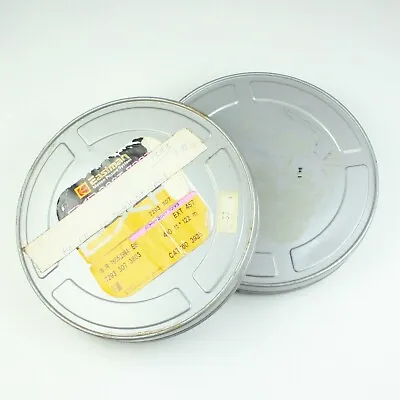 Lot Of 2 Empty 16mm Movie Film Reel Canisters - Kodak  • $9.99