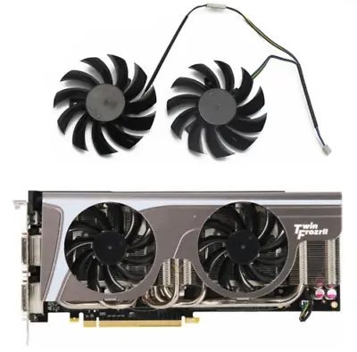 £16.01 • Buy Pairs Fan Cooler Fan For MSI GeForce GTX 580 570 560 560Ti PLD08010S12HH 75MM