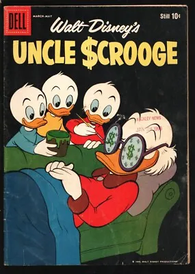 Uncle Scrooge #25 1958-Dell-Carl Barks Art-Walt Disney -Gyro Gearloose-VG • $59.29