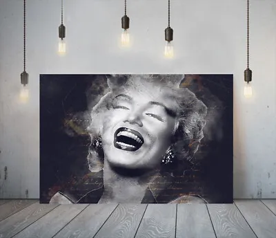 £59.99 • Buy Marilyn Monroe 1 -deep Framed Canvas Wall Sketch Art Picture Paper Print- Black