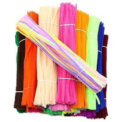 100 Pieces Pipe Cleaners Assorted Craft Chenille Stems-Multicolored Pipe Cleaner • $8.79