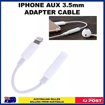 IPHONE TO AUX 3.5mm Headphone Jack Adapter Cable For  7 8 X XS • $4.99