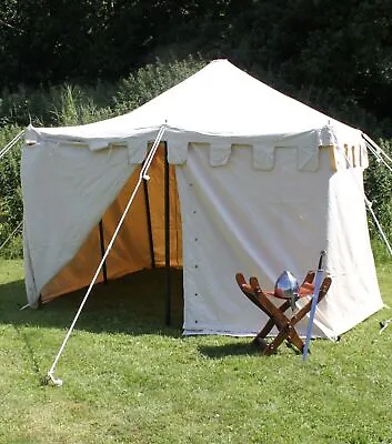 $719.99 • Buy Camping Tent Medieval Square Water Proof Tent For Camping Reenactment Larp Event