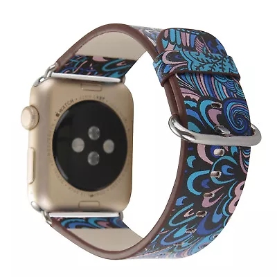$12.95 • Buy Bohemia Style Genuine Leather Band Strap Bracelet FOR Apple Watch SE/6/5/4/3/2/1