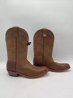 Moonshine Spirit Men's Crazy Horse Vintage Western Boots Brown Size 10.5D • $74.99