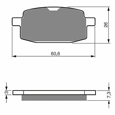 Goldfren Front Brake Pads For Yamaha YW100 BEEWEE 2007-2008 (S3 X2) • $42.95