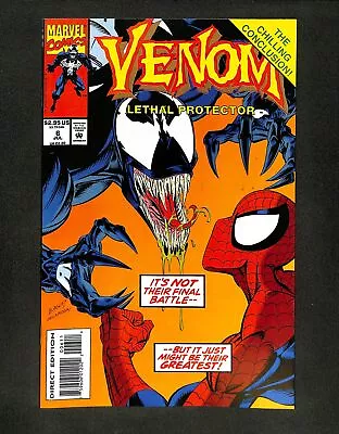 Venom: Lethal Protector #6 Spider-Man! Bagley/ De La Rosa Cover Marvel 1993 • $0.99