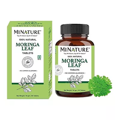 Organic Moringa Oleifera Natural Leaf Powder 500mg TABLETS Pills -1 Month Supply • $14.99