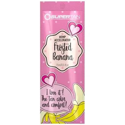 £2.50 • Buy Supertan Frosted Banana Accelerator Sunbed Tanning Lotion Sachet Or Bottle