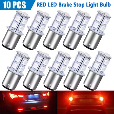 10x RED 1157 LED Brake Stop Light Bulb For Hyundai Sonata Santa Fe 01-19 Elantra • $10.59