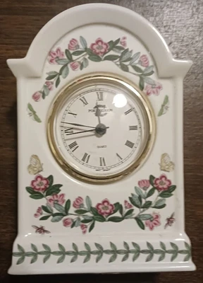 £34.06 • Buy Portmeirion Botanic Garden Desk Clock 6 1/4  Tall