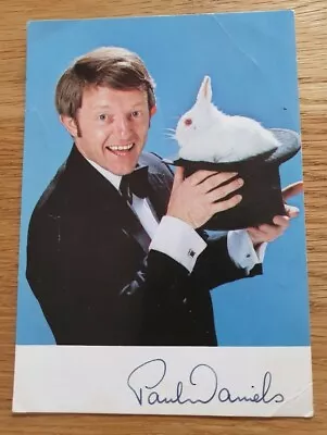 £17.95 • Buy PAUL DANIELS Magician Signature Autograph Photocard 6 X4  Undedicated