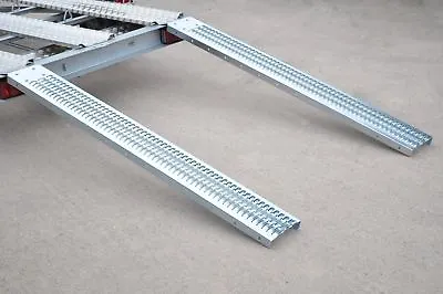 PAIR Loading Ramps 450kg 6ft 1.83m For Trailers Vans Motorbike Non-Slip TE477 • £67.99