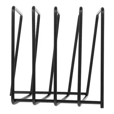  Metal Plating CD Storage Rack Office Bookends Dishes Drying • £17.68