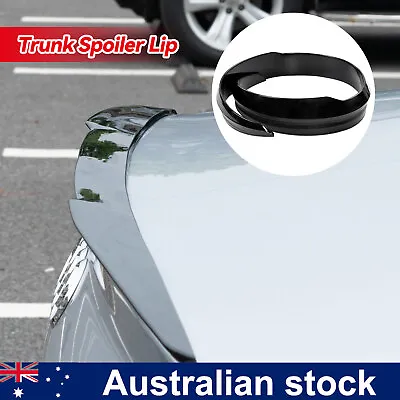 $38.99 • Buy Universal Clossy Black 115cm 45 Rear Roof Extension Tail Trunk Spoiler Lip Wing