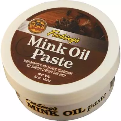 Fiebing's 6 Oz. Mink Oil Paste MOIL00P006Z Fiebing's MOIL00P006Z 025784351308 • $11.19