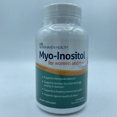 Fairhaven Health Myo-Inositol Food Supplement For Hormonal Balance C77 • £29.99