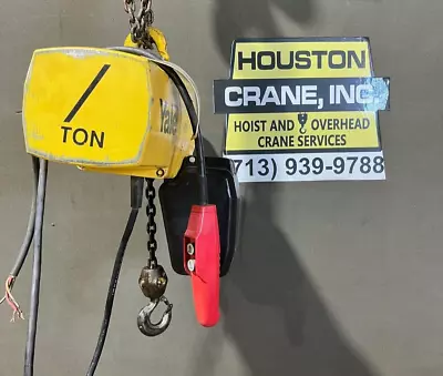 Yale 1/2 Ton  Electric Chain Hoist Model: YJL1016-1  11 FT Lift 230/460-3-60V • $1750